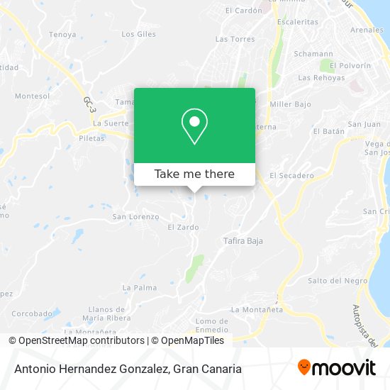 Antonio Hernandez Gonzalez map