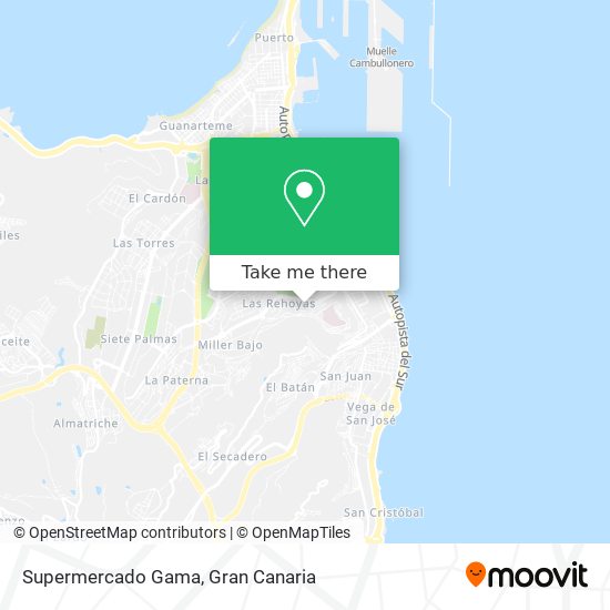 mapa Supermercado Gama