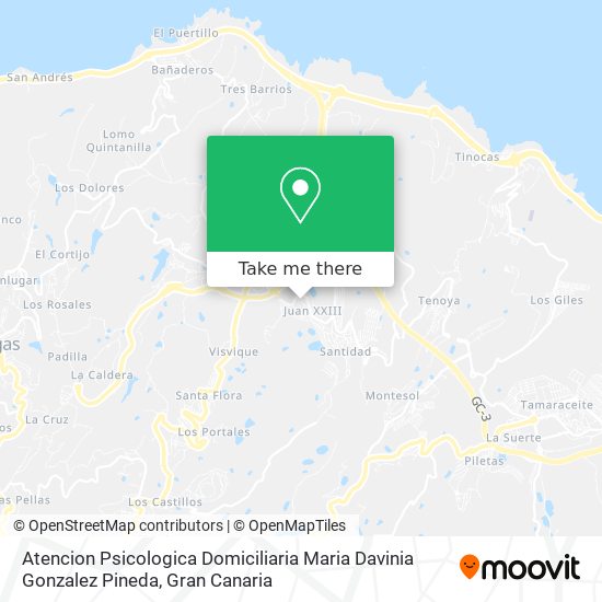 Atencion Psicologica Domiciliaria Maria Davinia Gonzalez Pineda map