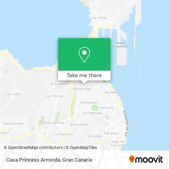 Casa Princess Arminda map