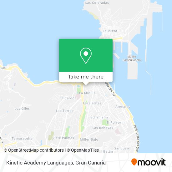 Kinetic Academy Languages map
