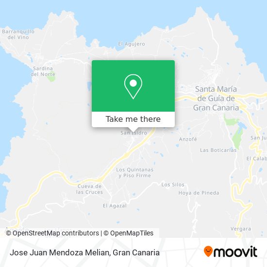 Jose Juan Mendoza Melian map