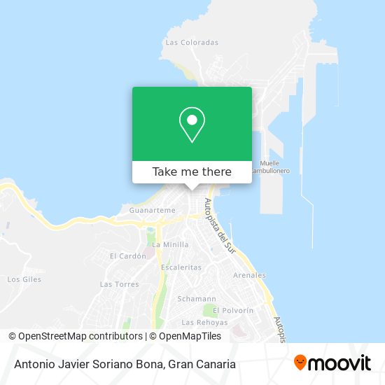 mapa Antonio Javier Soriano Bona