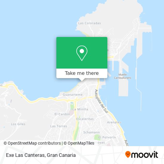 Exe Las Canteras map