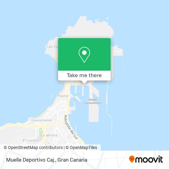 Muelle Deportivo Caj. map
