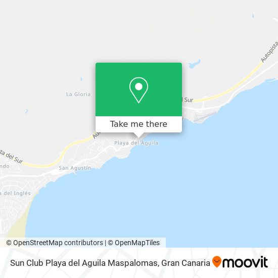 mapa Sun Club Playa del Aguila Maspalomas