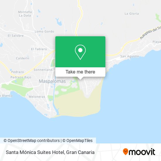 Santa Mónica Suites Hotel map