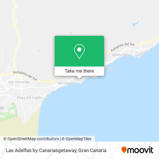 Las Adelfas by Canariasgetaway map