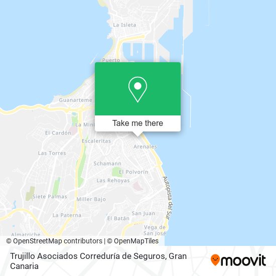 Trujillo Asociados Correduría de Seguros map