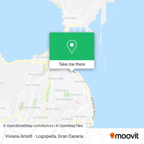 mapa Viviana Arnolt - Logopeda