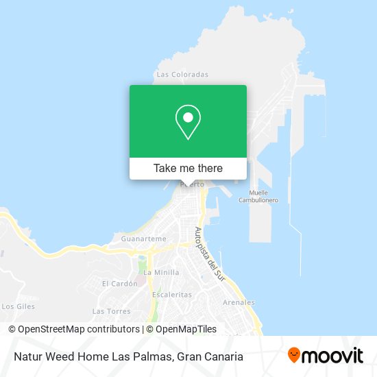 Natur Weed Home Las Palmas map