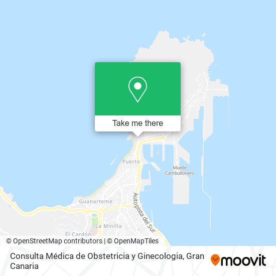 Consulta Médica de Obstetricia y Ginecologia map