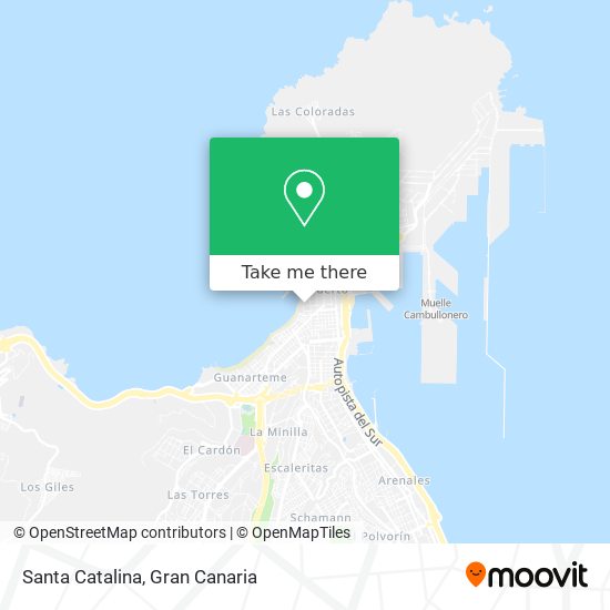 Santa Catalina map