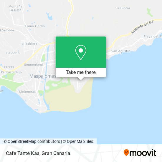 mapa Cafe Tante Kaa