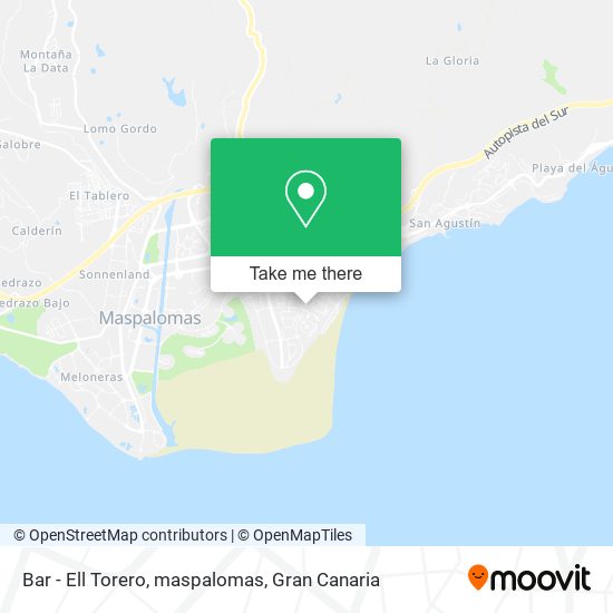 Bar - Ell Torero, maspalomas map