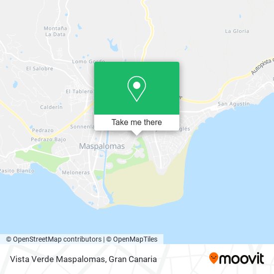 Vista Verde Maspalomas map