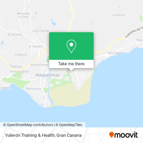 Valerón Training & Health map
