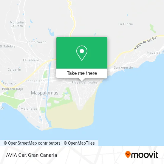 AVIA Car map