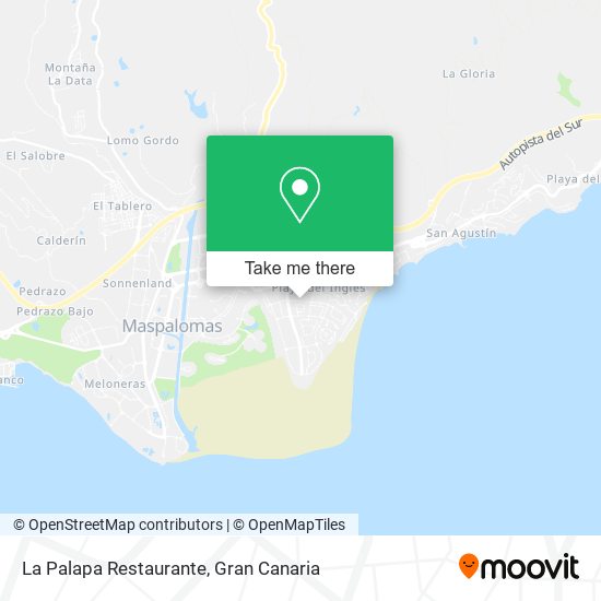 La Palapa Restaurante map