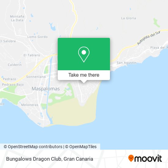 mapa Bungalows Dragon Club