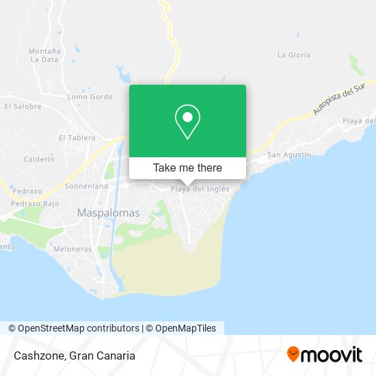 Cashzone map