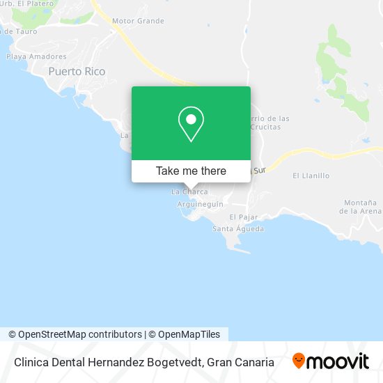 Clinica Dental Hernandez Bogetvedt map