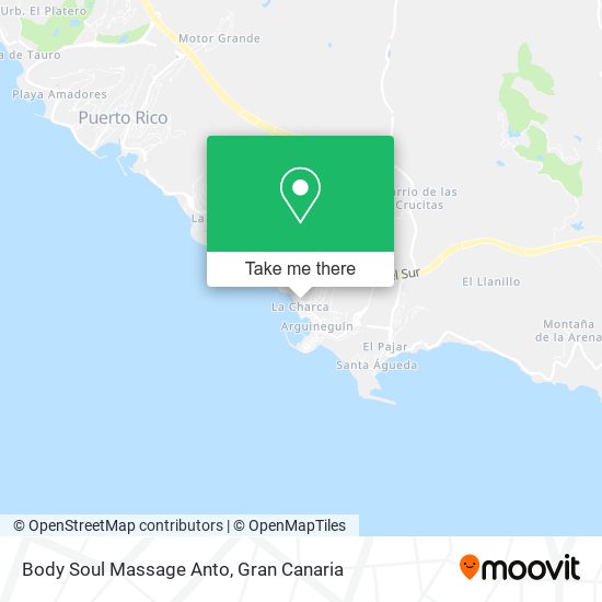 Body Soul Massage Anto map