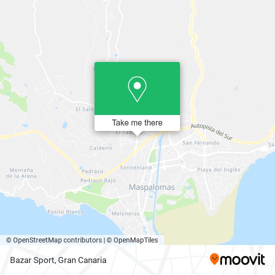 mapa Bazar Sport