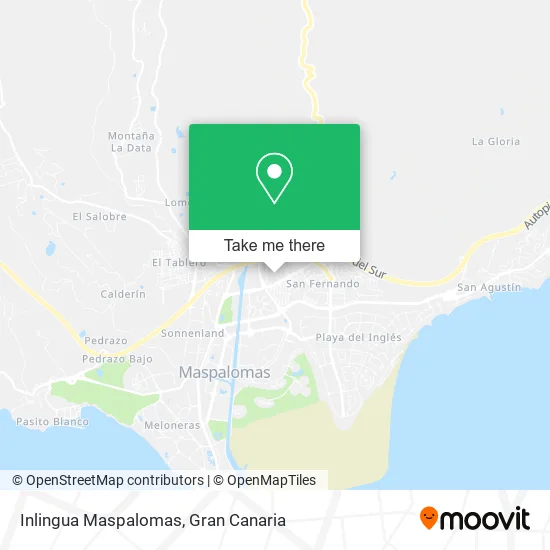 Inlingua Maspalomas map