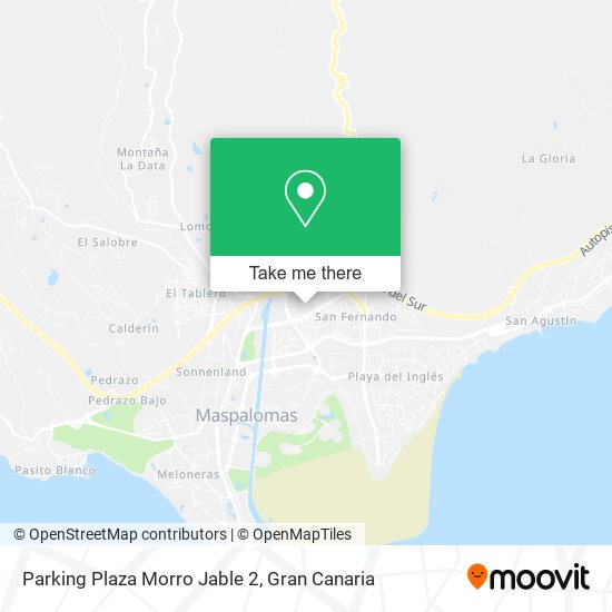 mapa Parking Plaza Morro Jable 2