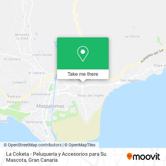 La Coketa - Peluquería y Accesorios para Su Mascota map