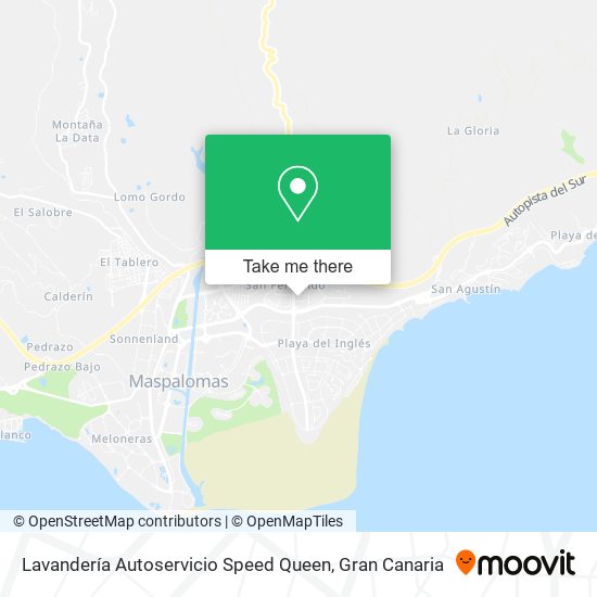 Lavandería Autoservicio Speed Queen map