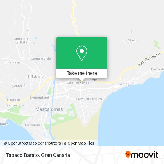 Tabaco Barato map