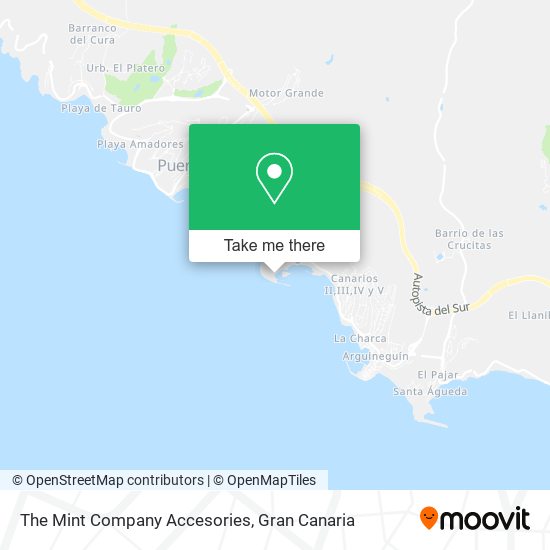 The Mint Company Accesories map