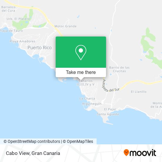 Cabo View map