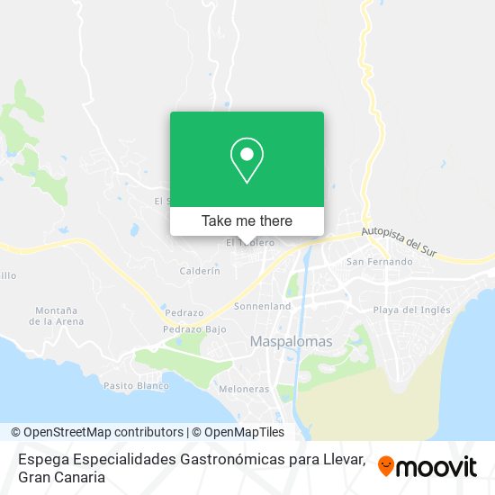 Espega Especialidades Gastronómicas para Llevar map