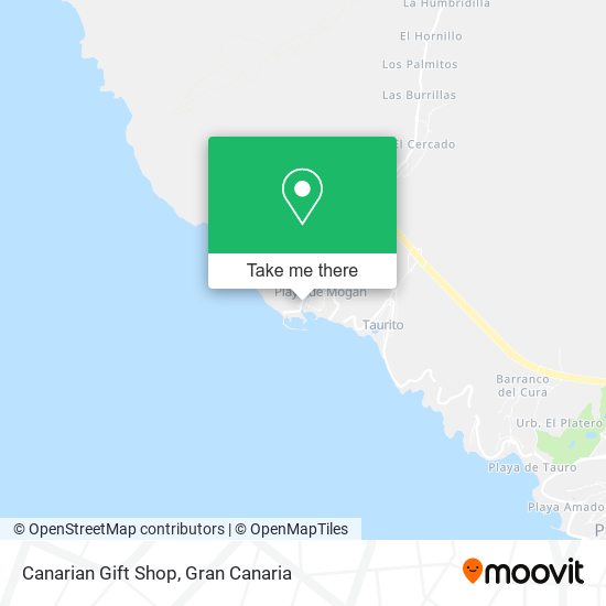 Canarian Gift Shop map