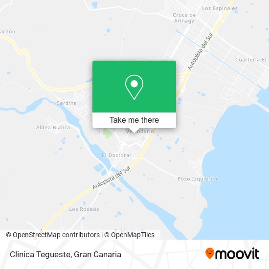 Clinica Tegueste map