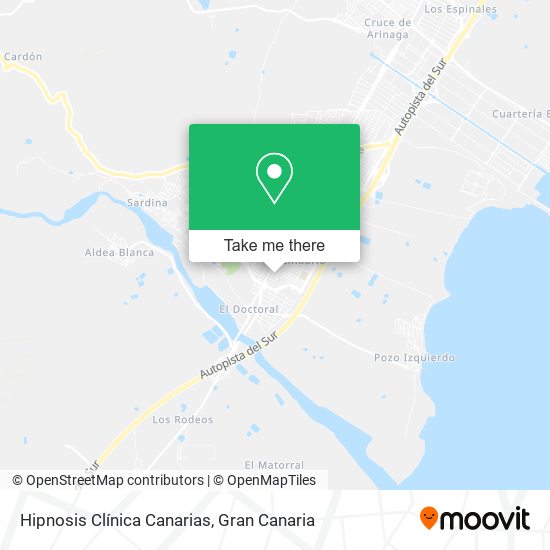 Hipnosis Clínica Canarias map