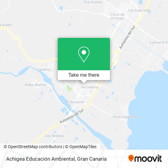 Achigea Educación Ambiental map