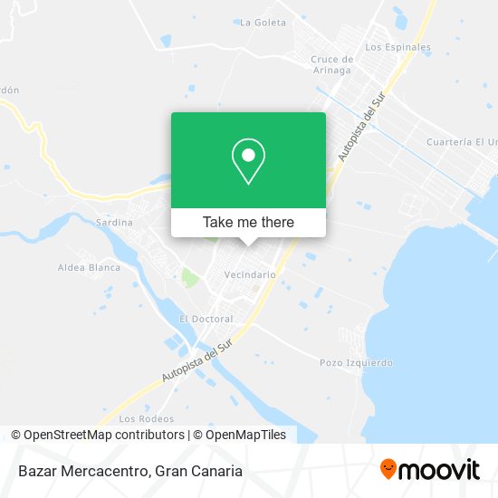 Bazar Mercacentro map