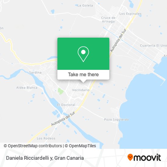 Daniela Ricciardelli y map