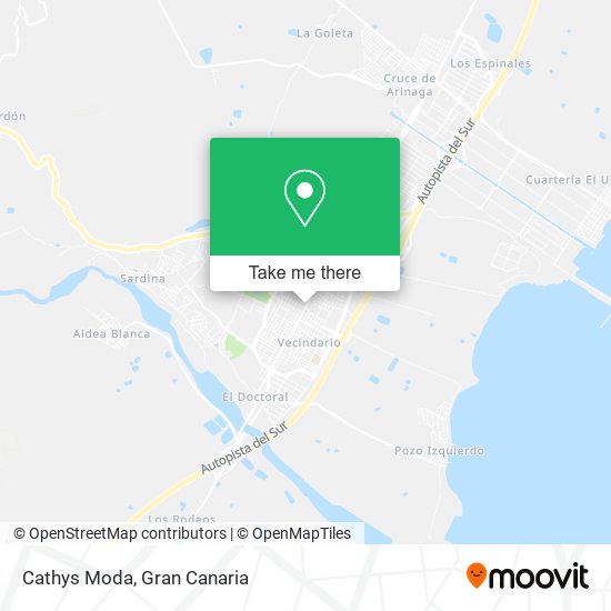 Cathys Moda map