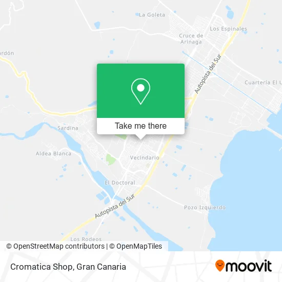 Cromatica Shop map