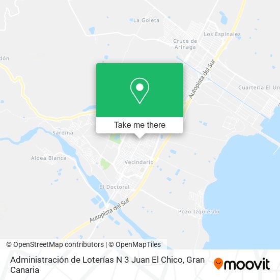 Administración de Loterías N 3 Juan El Chico map