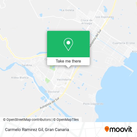 Carmelo Ramirez Gil map