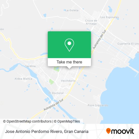 Jose Antonio Perdomo Rivero map