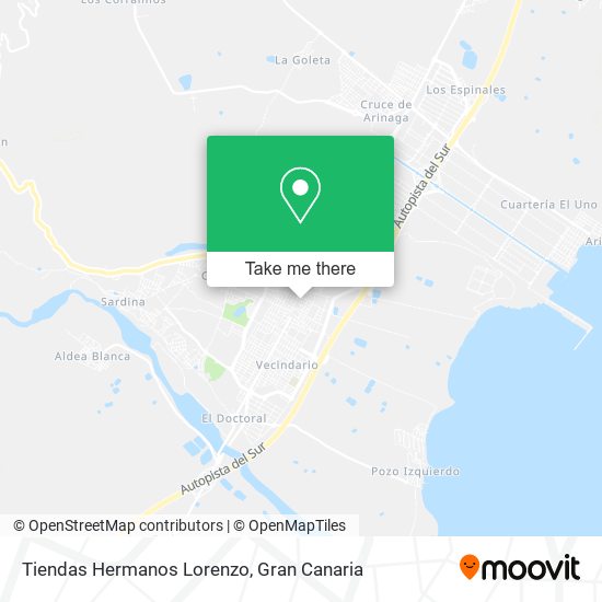 mapa Tiendas Hermanos Lorenzo