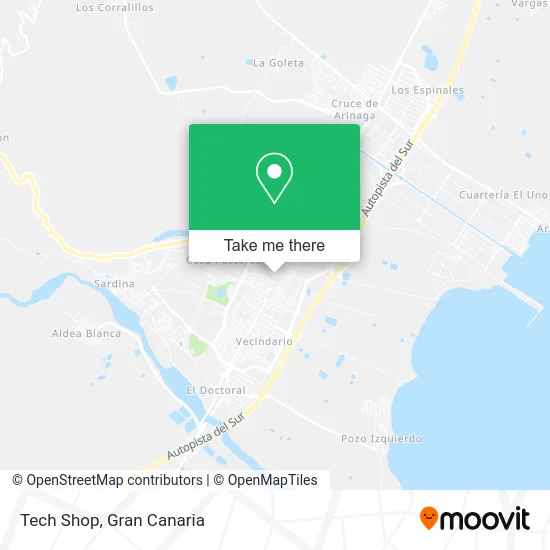 Tech Shop map