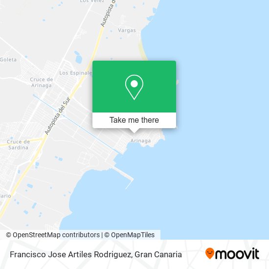 Francisco Jose Artiles Rodriguez map